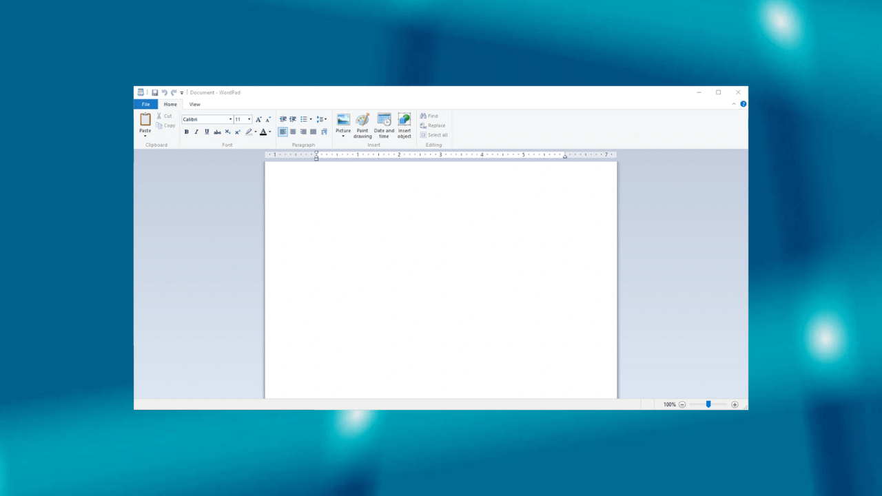 WordPad Screnshot 3